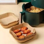 50 st engångspapper för airfryer – non-stick bakpapper - Bild 2