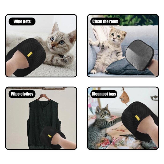 Återanvändbara statiska hårborttagningshandskar för husdjur - Bild 5