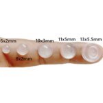 100 st självhäftande dörrstopp i gummi - Bild 4