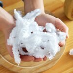 Återanvändbara/engångs matlock i plast, plastfolie-överdrag med elastisk kant - Bild 2