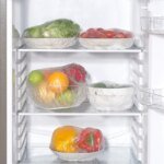 Återanvändbara/engångs matlock i plast, plastfolie-överdrag med elastisk kant - Bild 4
