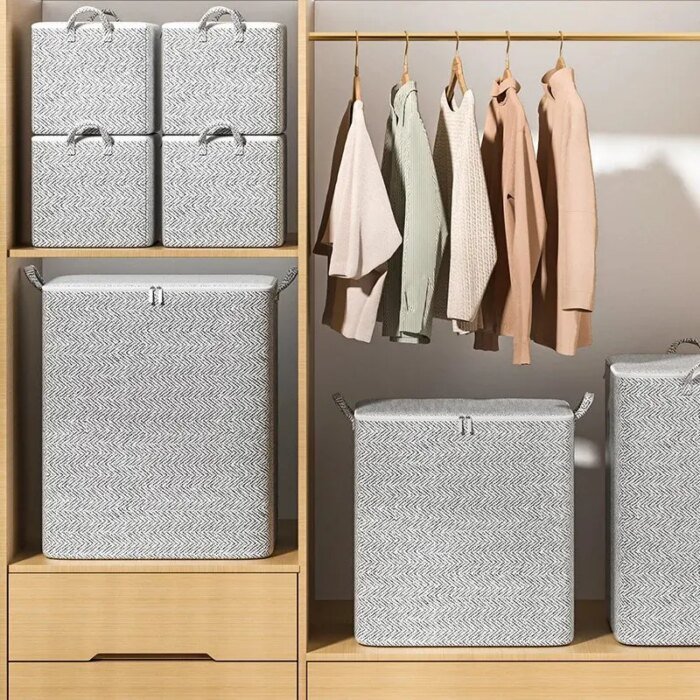 1 st hushållsförvaringspåse med stor kapacitet i non-woven material - Bild 2