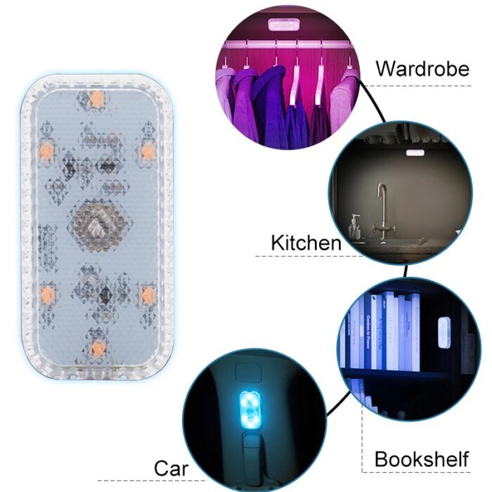 LED Touch Light Mini – trådlös bilinteriörbelysning - Bild 5