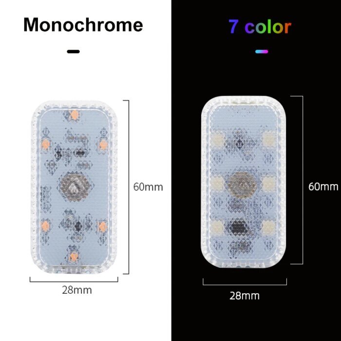 LED Touch Light Mini – trådlös bilinteriörbelysning - Bild 4
