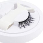 Magnetiska lösögonfransar – 1 par, handgjorda, fluffiga faux mink-fransar - Bild 2
