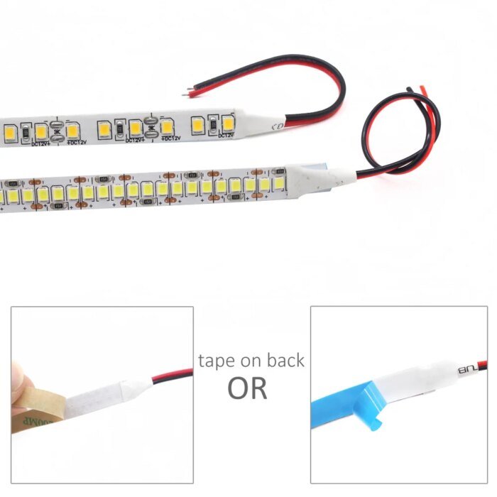 12V LED-list SMD 2835 – 1M/2M/3M/4M/5M LED-remsa, 120 eller 240 LED per meter - Bild 4