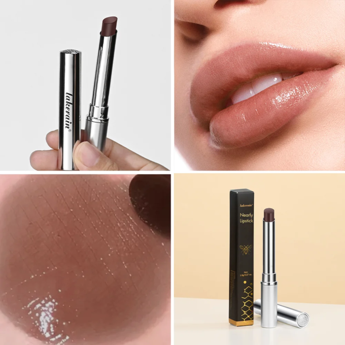 Långvarigt återfuktande läppstift – naturlig läppförstorande makeup - Bild 4