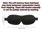 3D sovmask / ögonmask för sömn - Bild 3