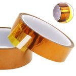 30 m lång guld-färgad polyimidtejp (Kapton-tejp)
