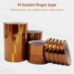 30 m lång guld-färgad polyimidtejp (Kapton-tejp) - Bild 2