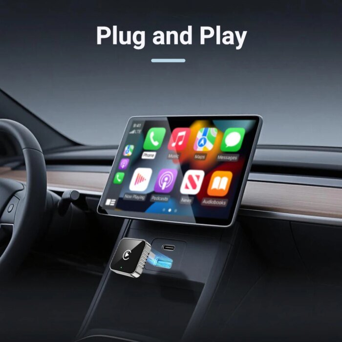 XUDA 2-i-1 adapter – från kabelansluten till trådlös CarPlay och Android - Bild 3