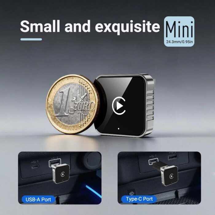 XUDA 2-i-1 adapter – från kabelansluten till trådlös CarPlay och Android - Bild 6