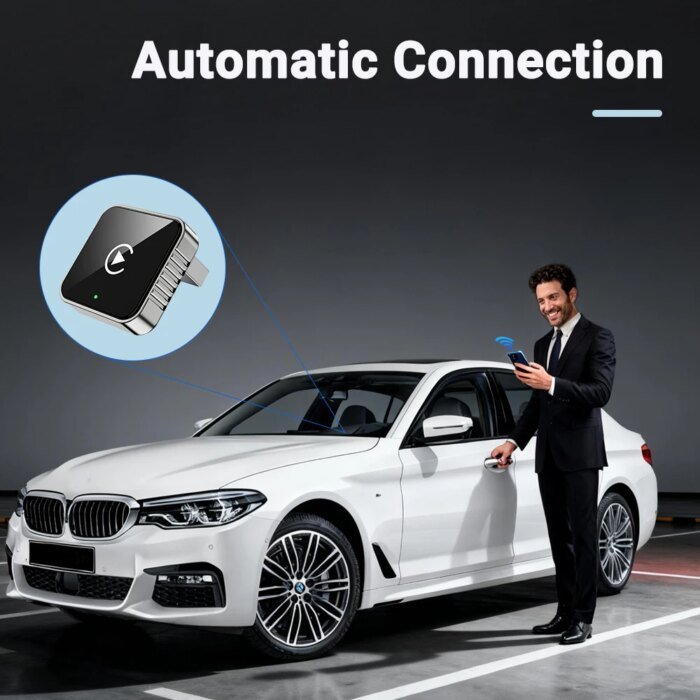 XUDA 2-i-1 adapter – från kabelansluten till trådlös CarPlay och Android - Bild 5
