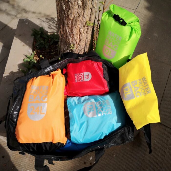 Vattentät dry bag – sim-, rafting-, kajak-, flodvandring - Bild 5