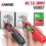 ANENG VD807 induktiv elektrisk testpenna – bärbar 50/60 Hz smart spänningsdetektor