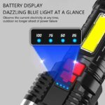 5 LED högprestanda ficklampa – uppladdningsbar campingstrålkastare - Bild 3