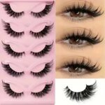 Hot selling makeup – 5 par cat eye lösögonfransar