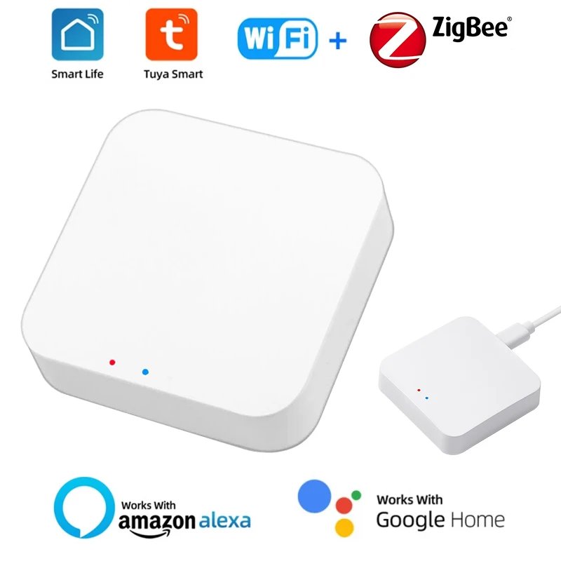 Zigbee temperatur- och fuktsensor för smart hem – LCD-skärm