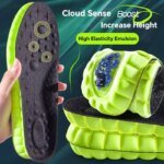 1 par 4D Cloud sport sulor – stötdämpande inläggssulor för skor