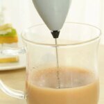 Trådlös mjölkskummare kaffevisp mixer elektrisk blender - Bild 3