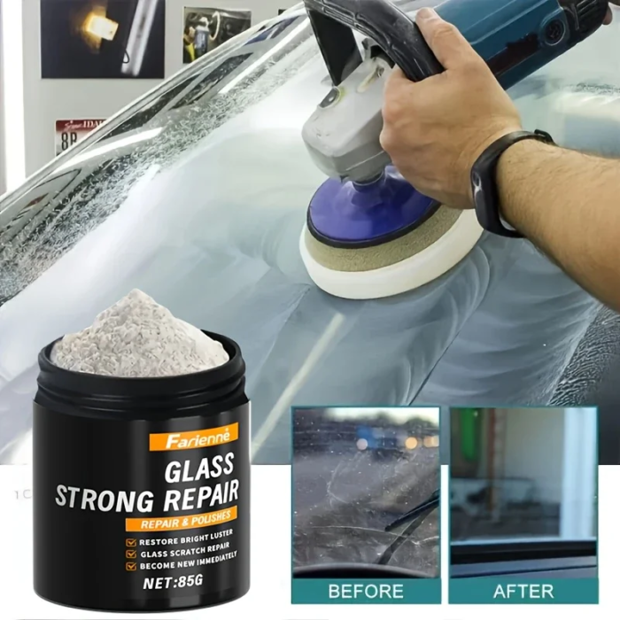 Super-poleringspulver för glas | Återställer glasets klarhet och glans - Bild 2
