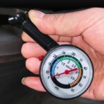 Däcktrycksmätare med hög precision – Analog lufttrycksmätare för bil - Bild 2