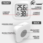 Digital Termometer & Hygrometer för inomhusbruk - Bild 2
