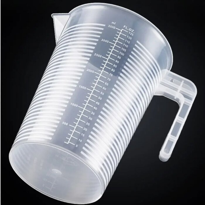 Graderad Mätbägare i Plast (100–5000 ml) - Bild 3