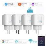 Smart Plug WiFi 20A (EU-kontakt) – Smart eluttag med energimätning,