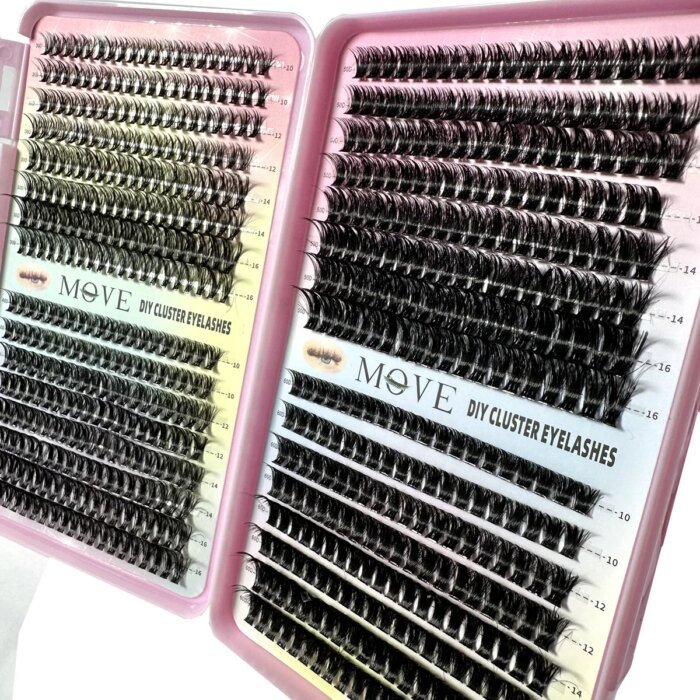 Stort Kit med Franskluster (640 st) – 5D Volymfransar i Faux Mink (Mixade längder) - Bild 2