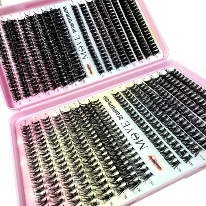 Stort Kit med Franskluster (640 st) – 5D Volymfransar i Faux Mink (Mixade längder) - Bild 3