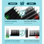Abonnie Cashmere Classic Individual Eyelashes – Ultra Matte Black Fransförlängning - Bild 4