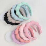 Set med Tvättband & Puffy Headband – Smidig Hudvård & Spa - Bild 4