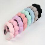 Set med Tvättband & Puffy Headband – Smidig Hudvård & Spa - Bild 3