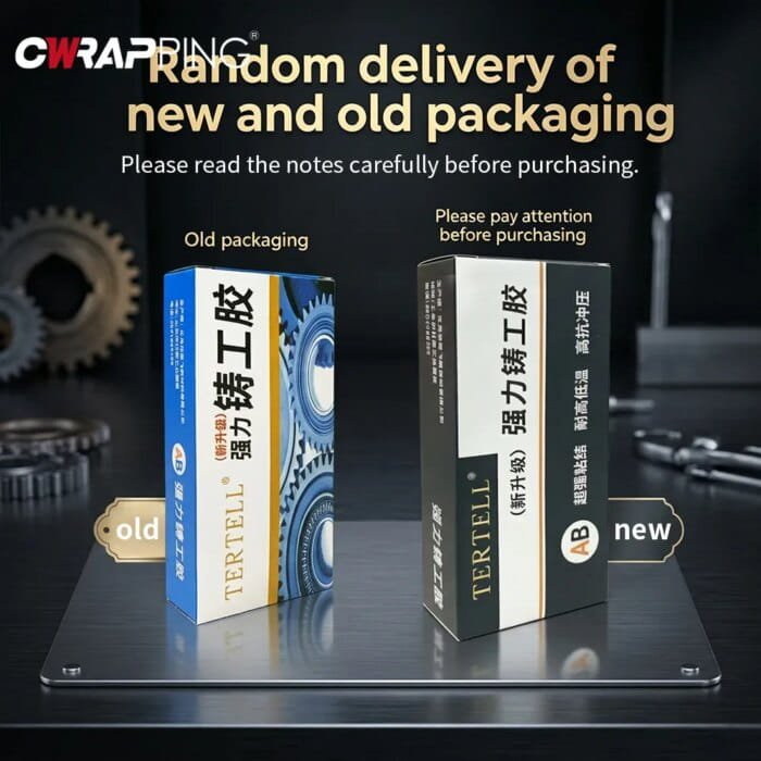"ZEXEF Industrial Repair Paste – Kraftfullt 2-komponents Epoxilim för Metall, Plast & Trä (A+B)" - Bild 4