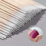 Bomullspinnar för Nagelvård & Makeup – Ultratunna Tops för Precisionsrengöring & Nagellackskorrektion (100–500 pack