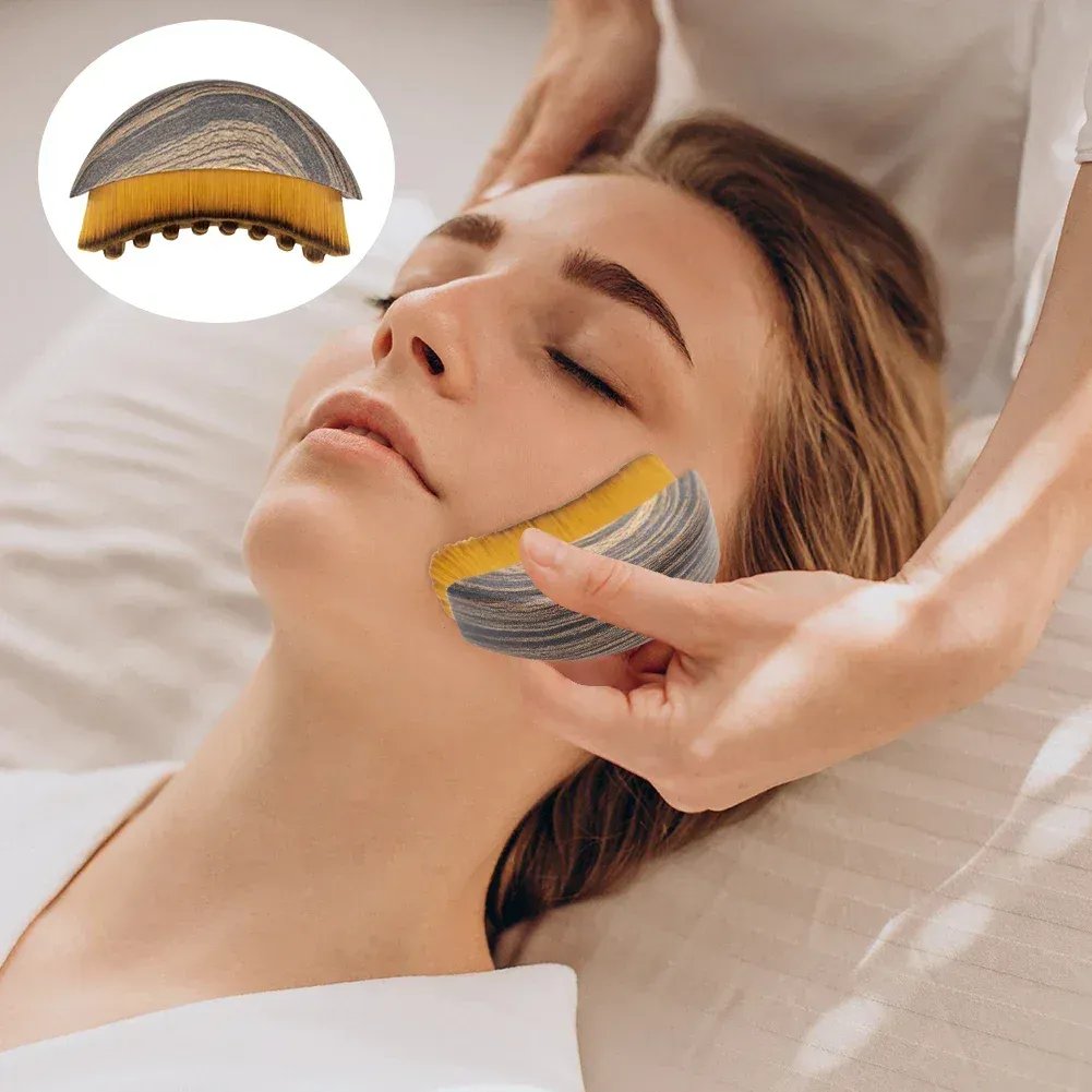 Lymfatisk Ansiktsborste för Konturering & Skulptering – Massager för Käklinje & Dränage – Ergonomisk Design