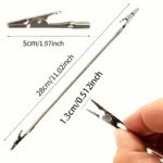 1/3-pack Myggspiralhållare med Dubbla Klämmor – Universal Krokodilklämma för Myggspiral & Rökelse – Flexibel Slang - Bild 3