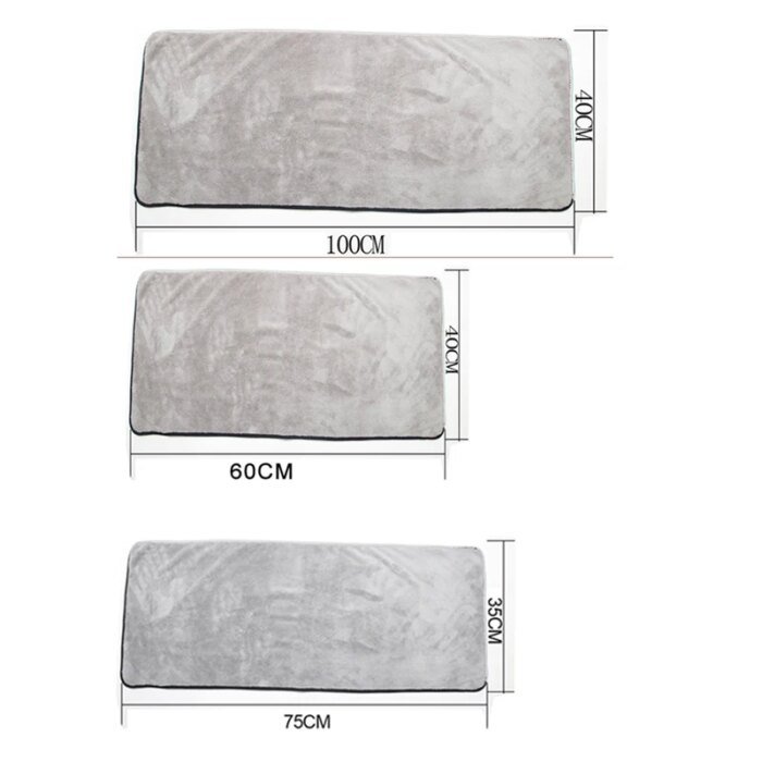 SEAMETAL Mikrofiberhandduk för Bil – Superabsorberande Rengörings- & Torkduk för Biltvätt – Multifunktionell Bilvård - Bild 6