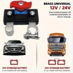Batterifrånskiljare för Bil 12V/24V – Strömbrytare & Batterivakt mot Strömläckage – Universell Huvudströmbrytare - Bild 4