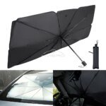 Vikbart Solskydd för Bil – Paraplydesign för Vindruta – Effektivt UV-skydd & Interiörskydd för Bil, SUV & Lastbil - Bild 2