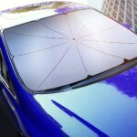 Vikbart Solskydd för Bil – Paraplydesign för Vindruta – Effektivt UV-skydd & Interiörskydd för Bil, SUV & Lastbil - Bild 5