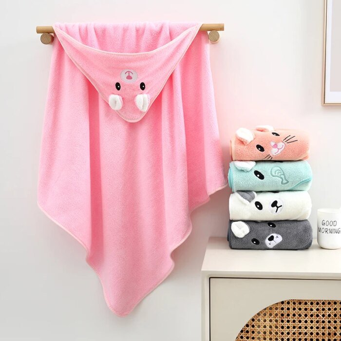Vintermössa för barn med öronlappar och pompom - Bild 2