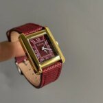 Retro Fyrkantig Damklocka med Smal Rem - Bild 3