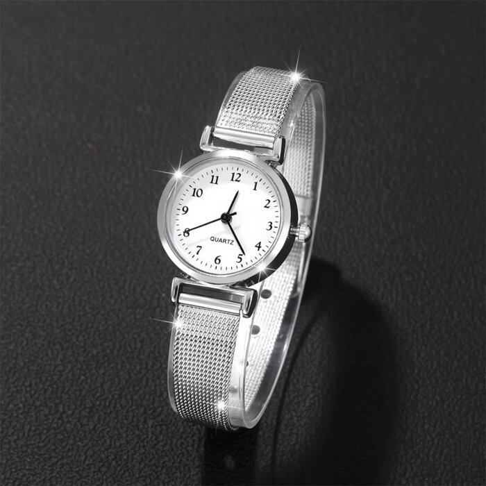 Stilren Damklocka med Matchande Armband Set - Bild 2