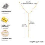 Långt Y-halsband med Pärlor och Stånghänge - Bild 5