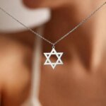 Davidsstjärna Halsband i Rostfritt Stål för Damer - Bild 2