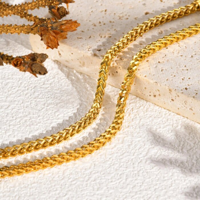 Geometriskt Punk-armband i Guld för Dam - Bild 5
