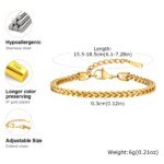 Geometriskt Punk-armband i Guld för Dam - Bild 6