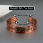 Vinterly Viking Yggdrasil Koppararmband med Magneter - Bild 4